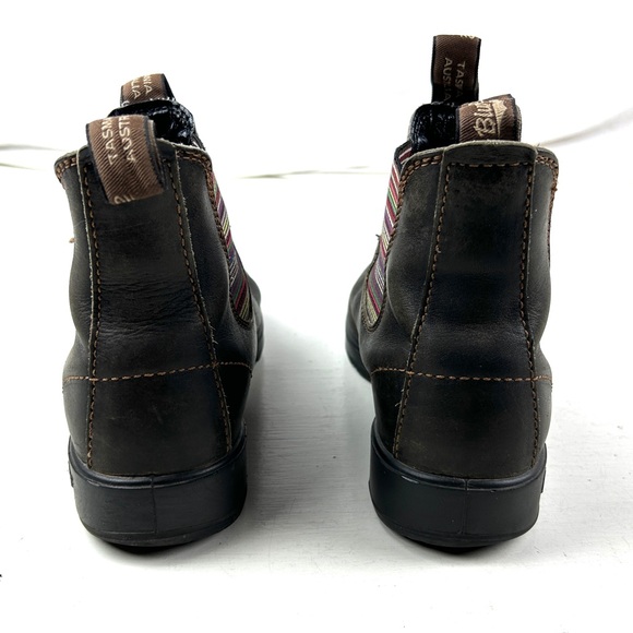 Blundstone Boots Size 6.5 US Womens 9.5 Brown Leather Chelsea Ankle. - Picture 4 of 6